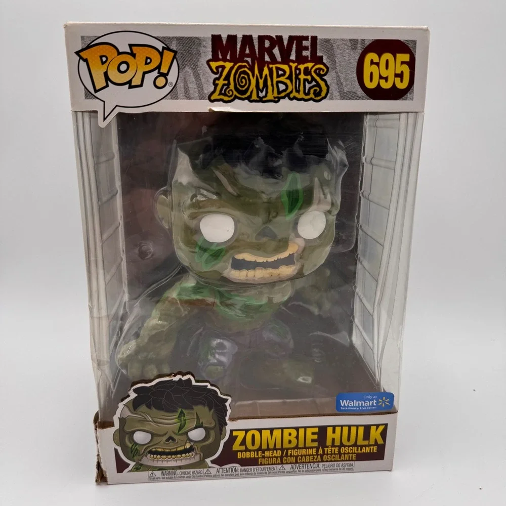 Funko Pop Marvel Zombies Zombie Hulk 695 Walmart Exclusive Bobble-Head Figure